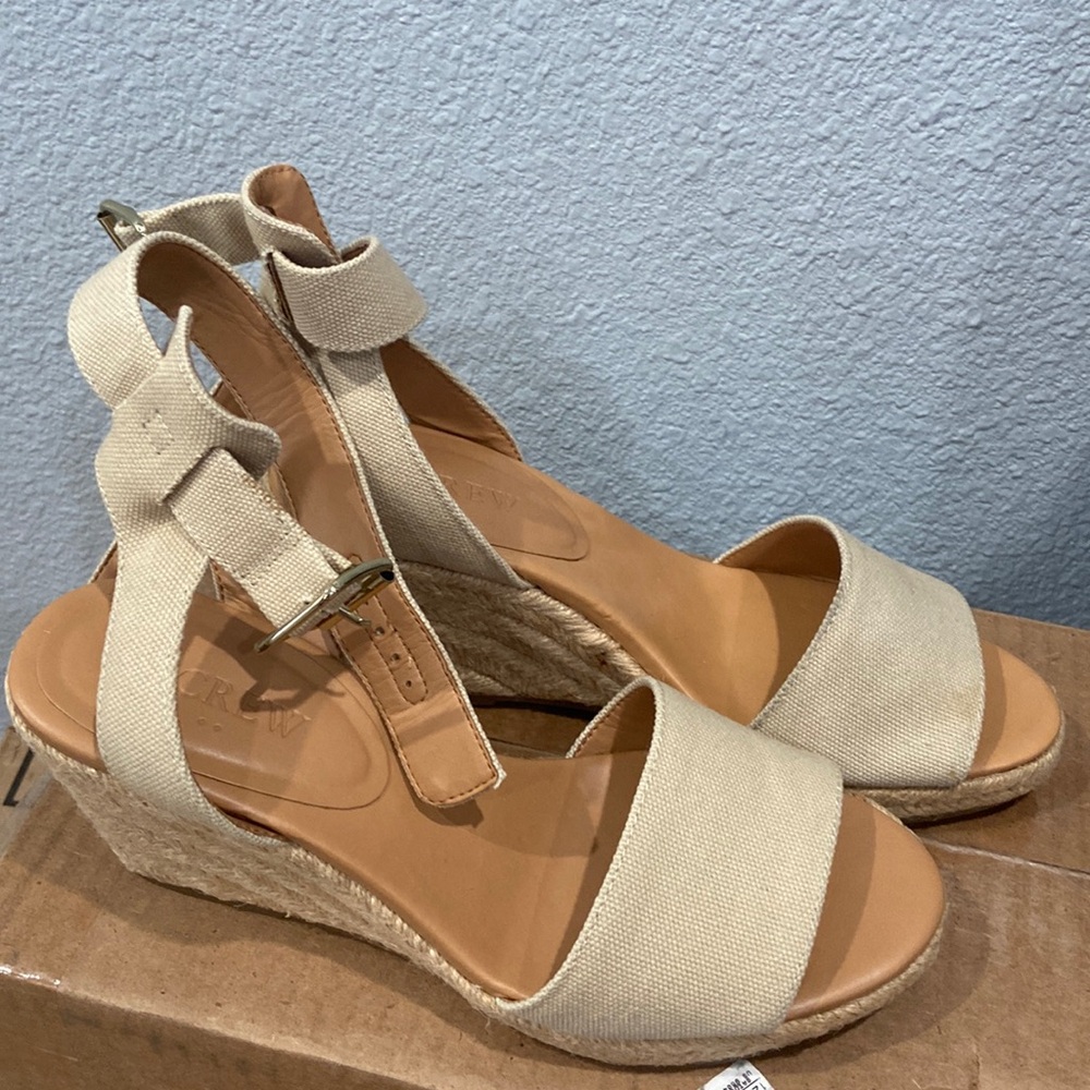 J Crew wedge shoes